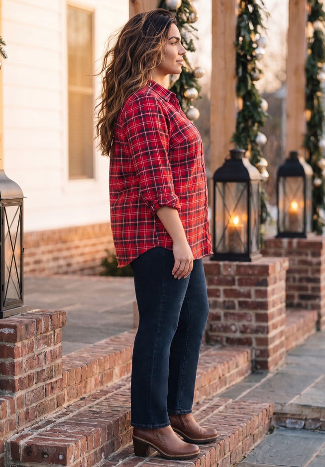 Felicity Brushed Flannel Shirt image number 2