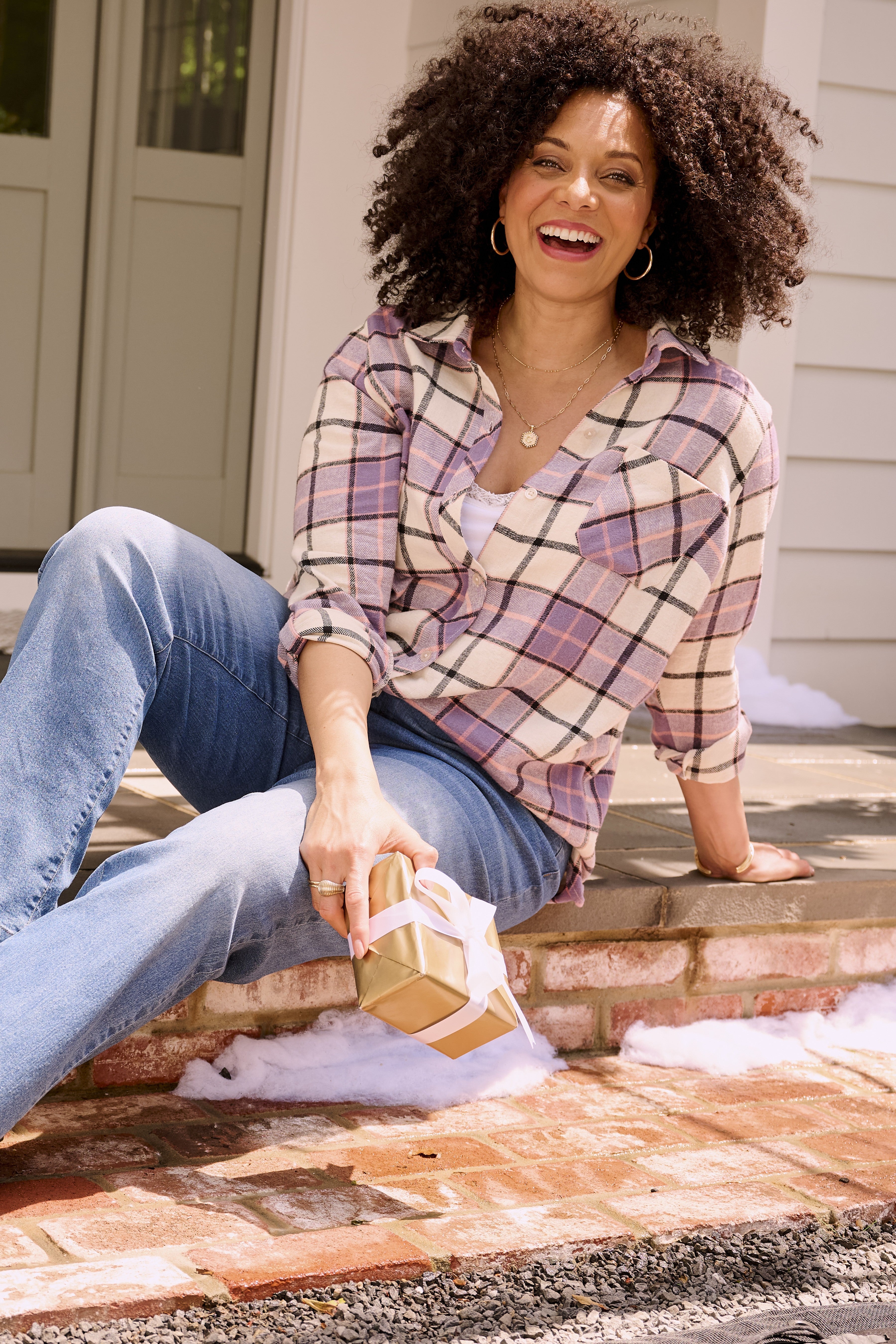 Felicity Brushed Flannel Shirt image number 1