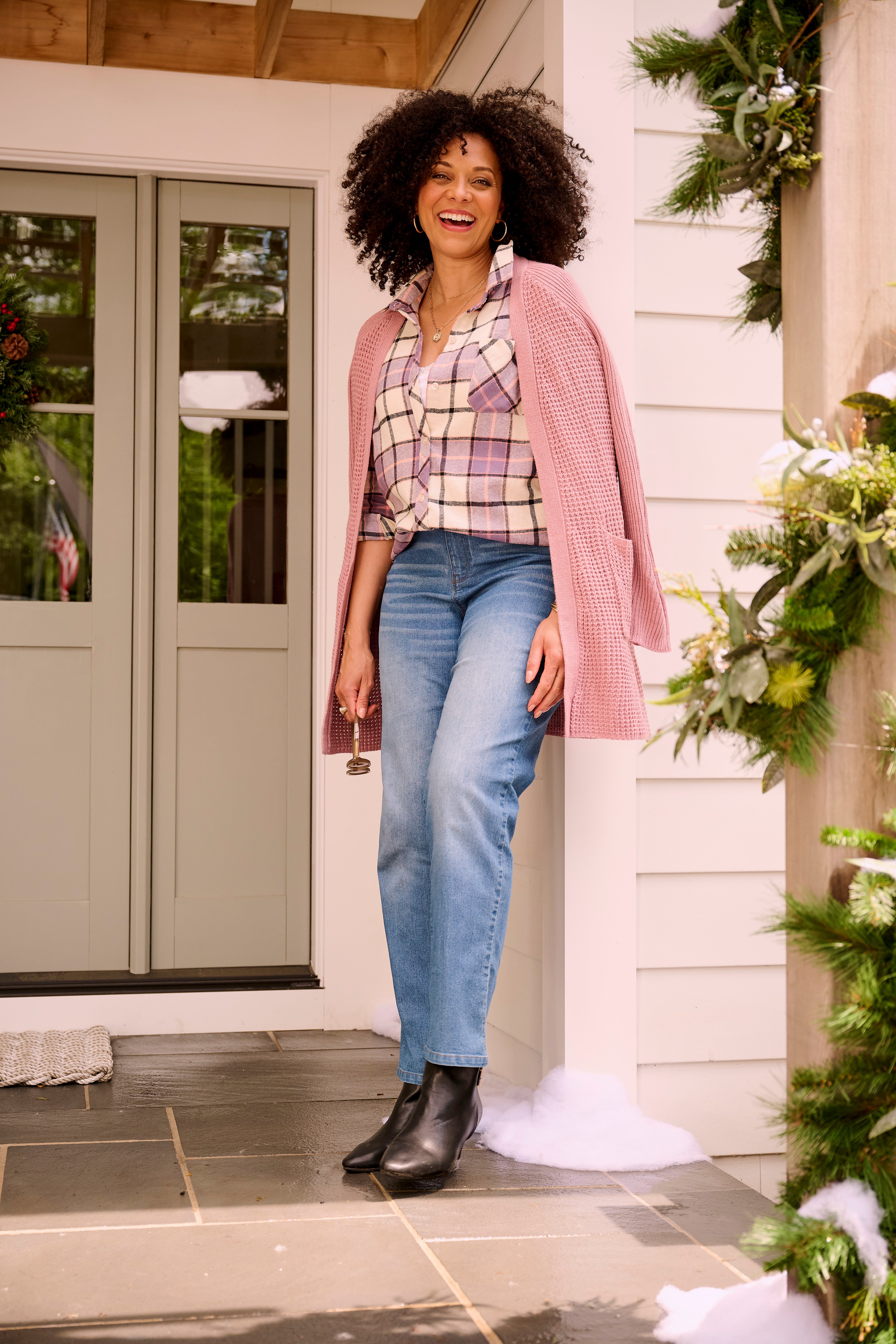 Felicity Brushed Flannel Shirt image number 3
