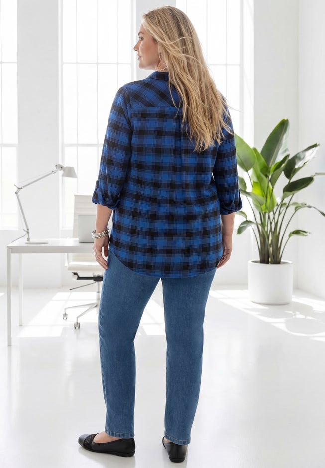 Felicity Brushed Flannel Shirt image number 1