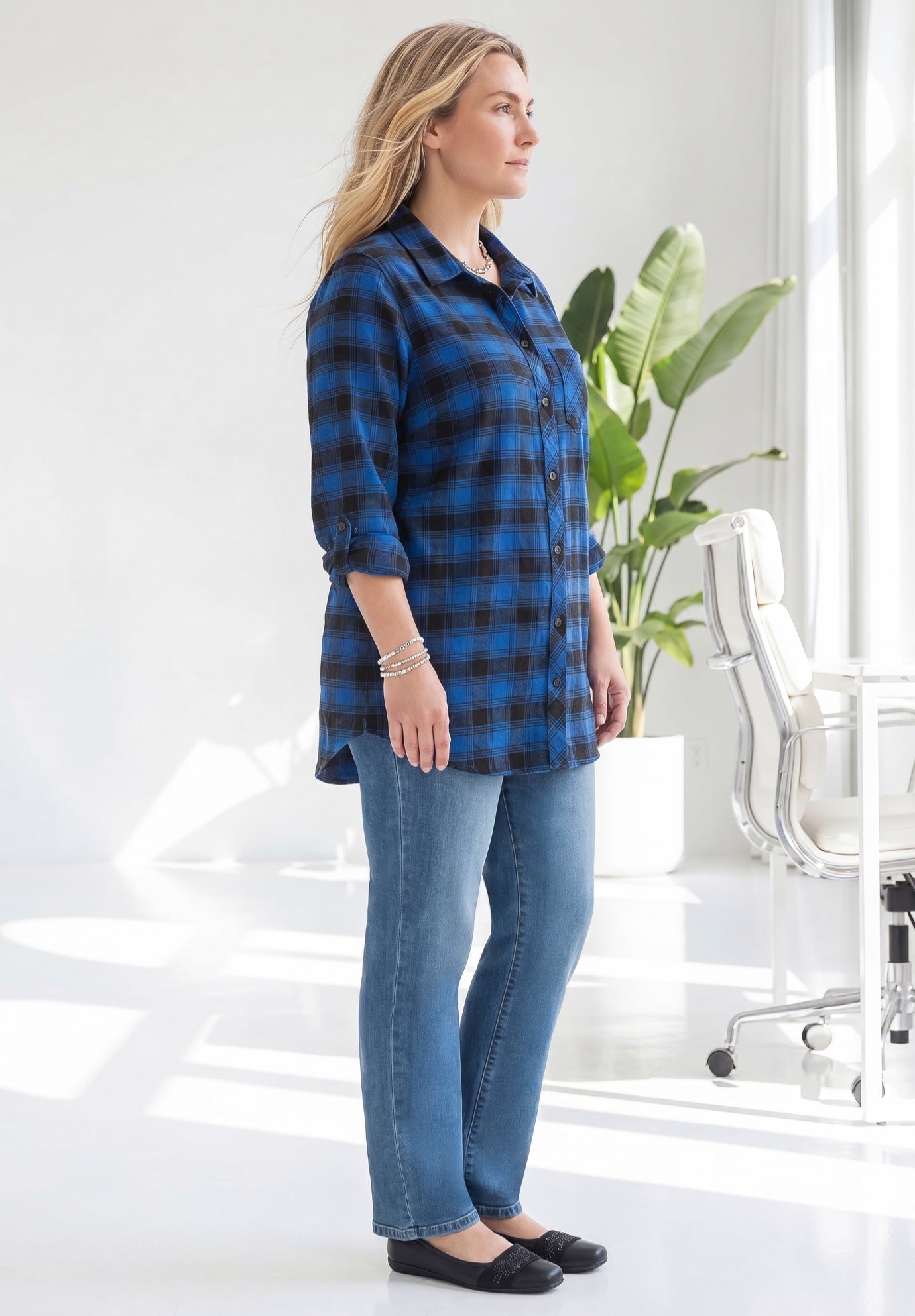 Felicity Brushed Flannel Shirt image number 2