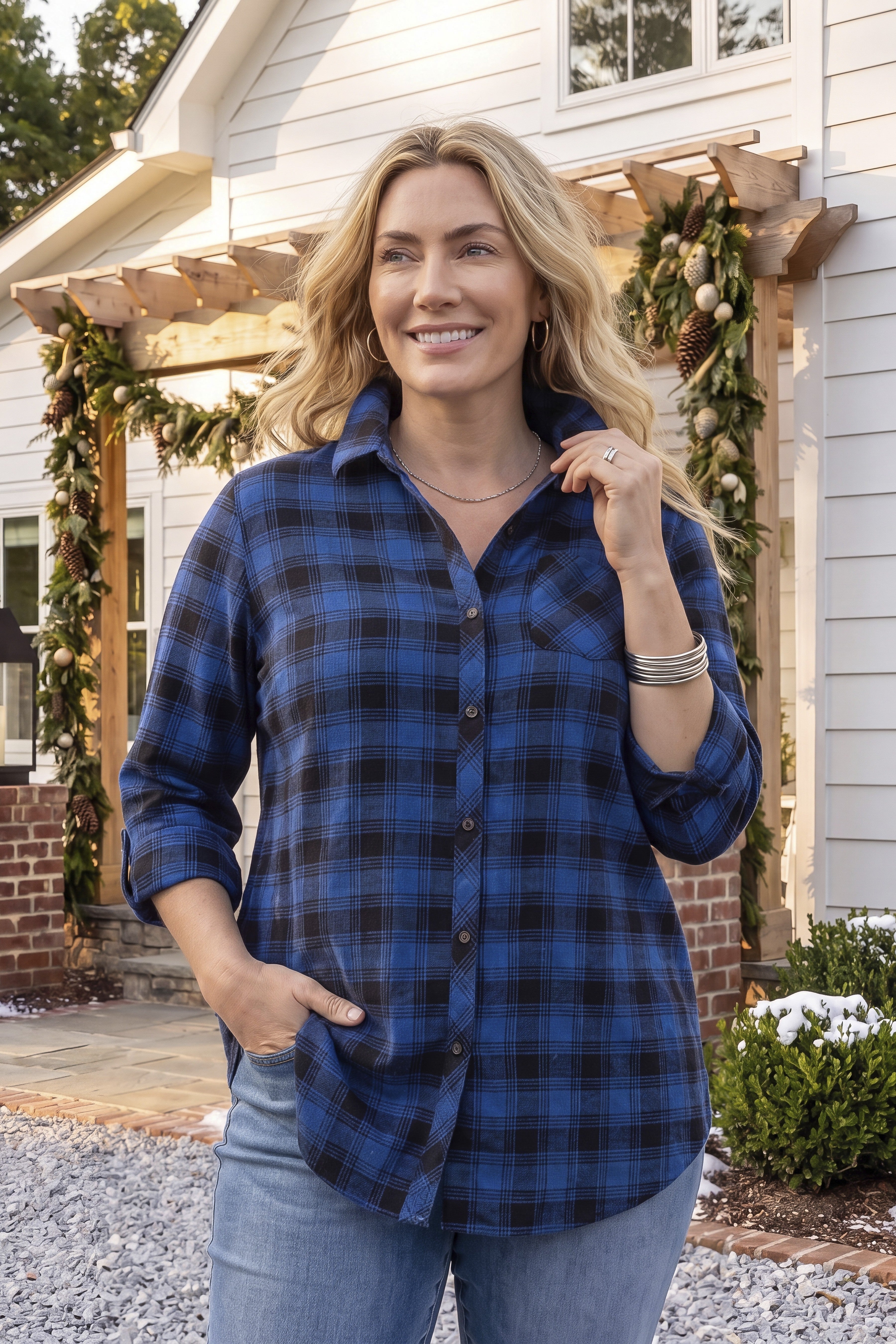 Felicity Brushed Flannel Shirt image number 0
