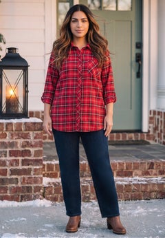 Felicity Brushed Flannel Shirt