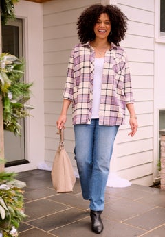 Felicity Brushed Flannel Shirt