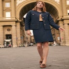 Classic Cotton Denim Short Skirt image number null