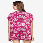 Stretch Knit Scoop Neck Oversized Tunic image number null