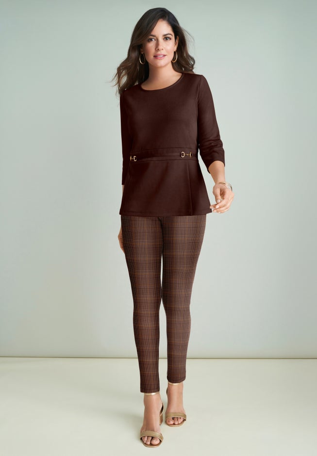 Ponte Belted Top image number 0