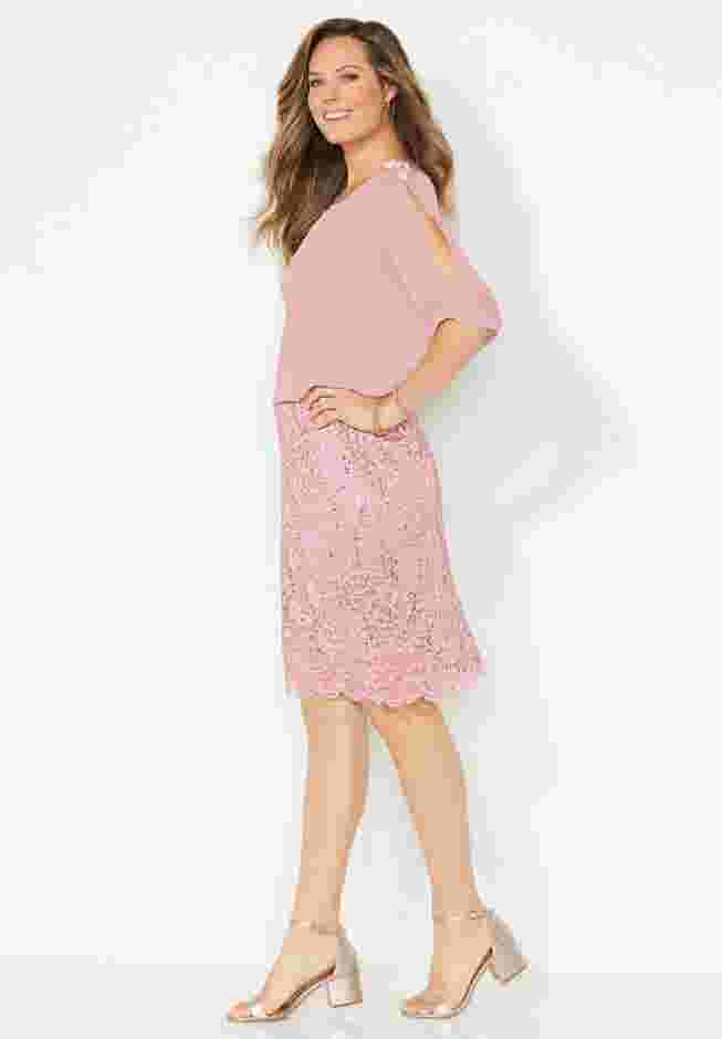 Embellished Open Sleeve Dress image number 2