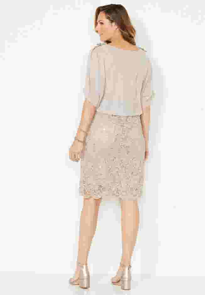 Embellished Open Sleeve Dress image number 1