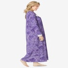Long 2-Piece Cabbage-Rose Peignoir Set image number null