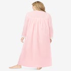 Long 2-Piece Cabbage-Rose Peignoir Set image number 1