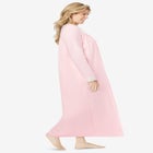 Long 2-Piece Cabbage-Rose Peignoir Set image number 2