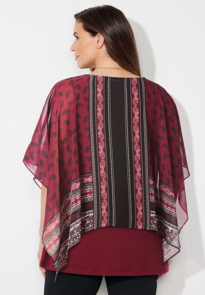 Dolman Sleeve Blouse and Tank Duet image number 1