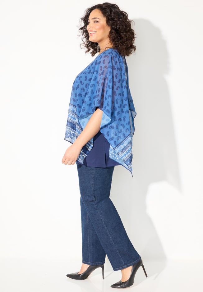 Dolman Sleeve Blouse and Tank Duet image number 2