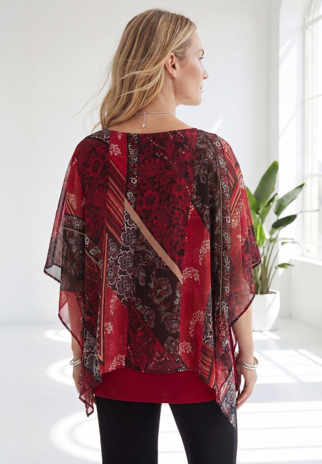 Dolman Sleeve Blouse and Tank Duet image number 1