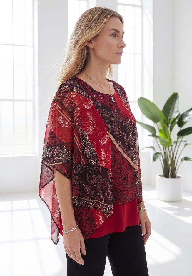 Dolman Sleeve Blouse and Tank Duet image number 2