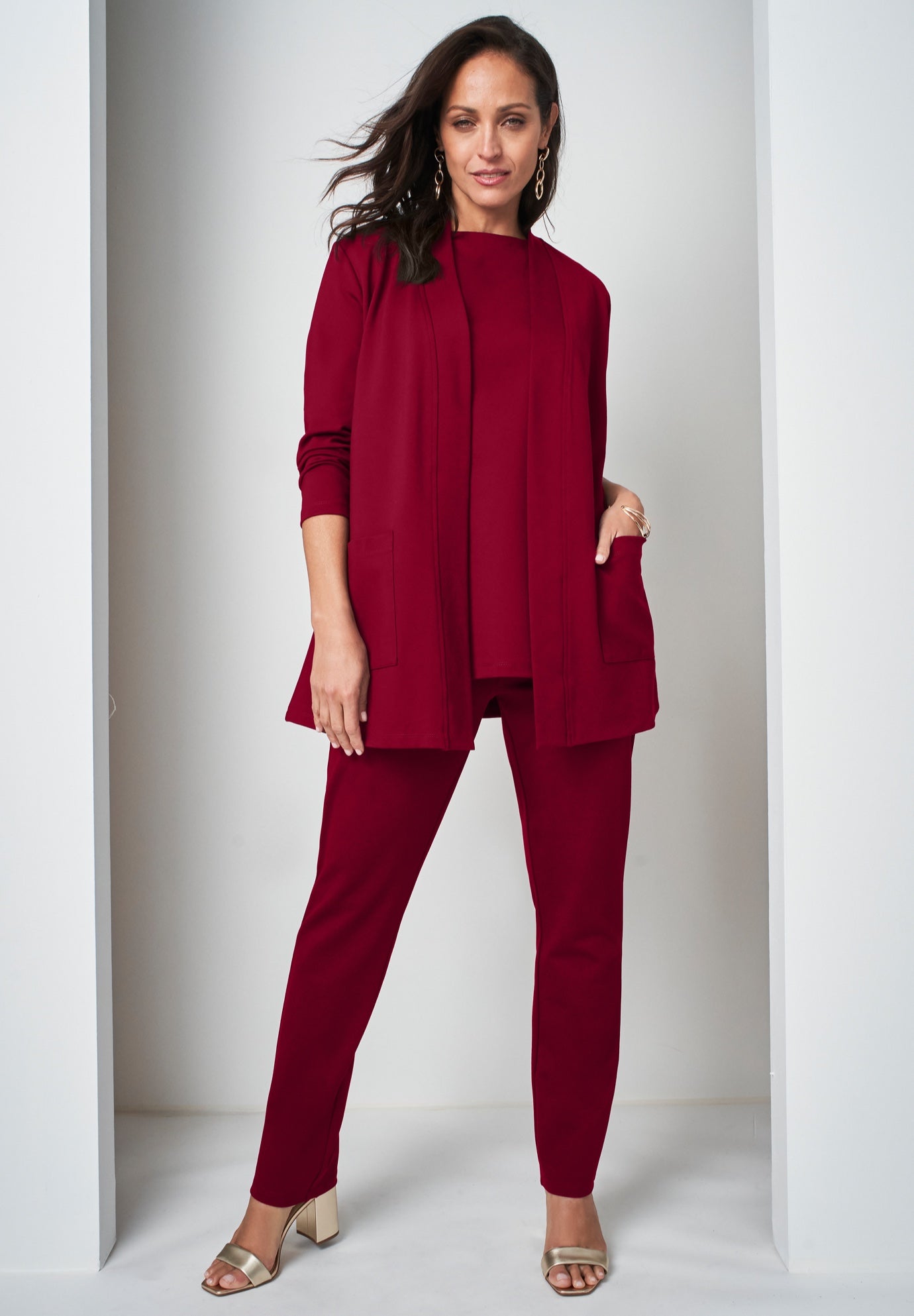 3 Piece Ponte Pant Set image number 0