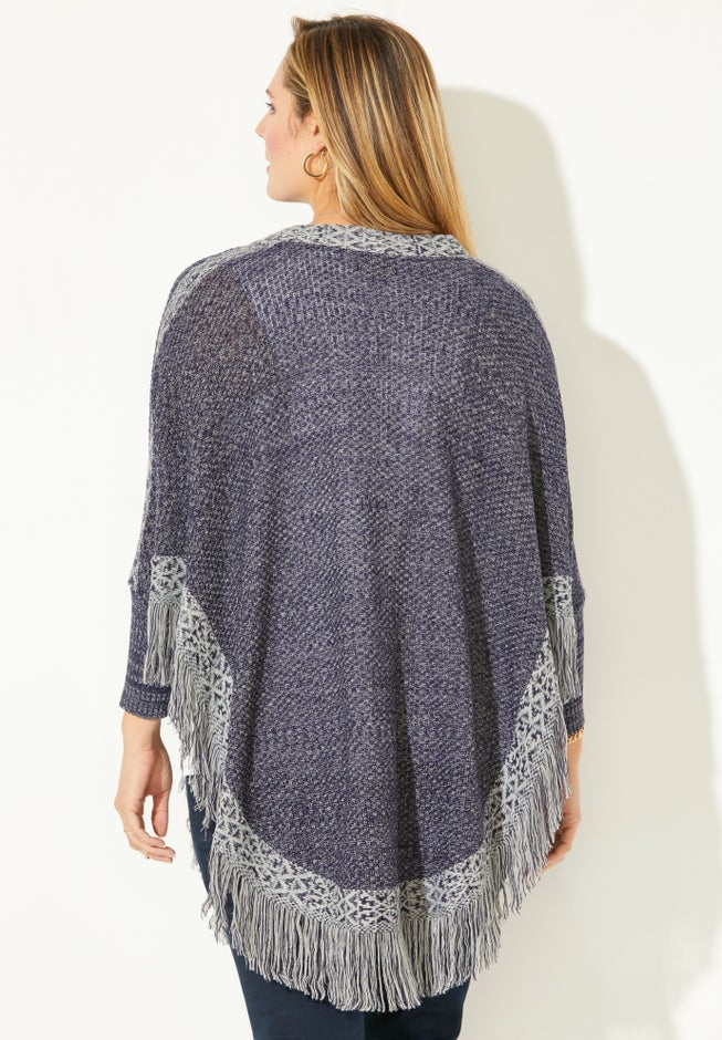 Favorite Fringe Poncho image number 1