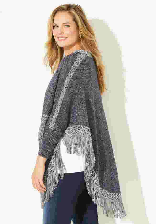 Favorite Fringe Poncho image number 2