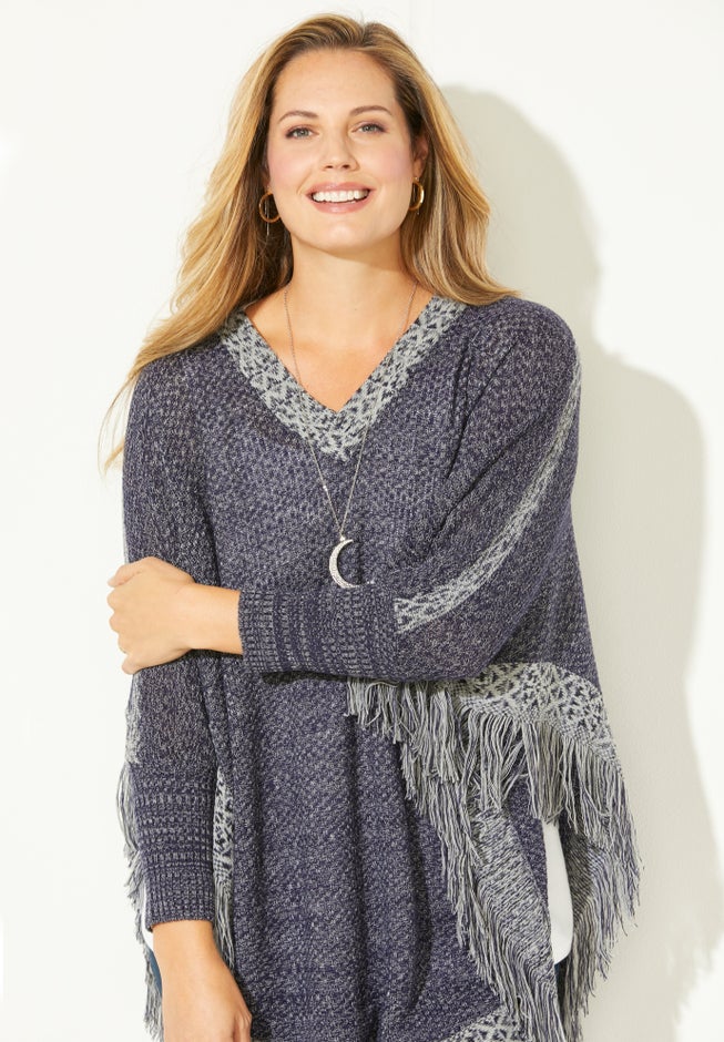 Favorite Fringe Poncho image number 3