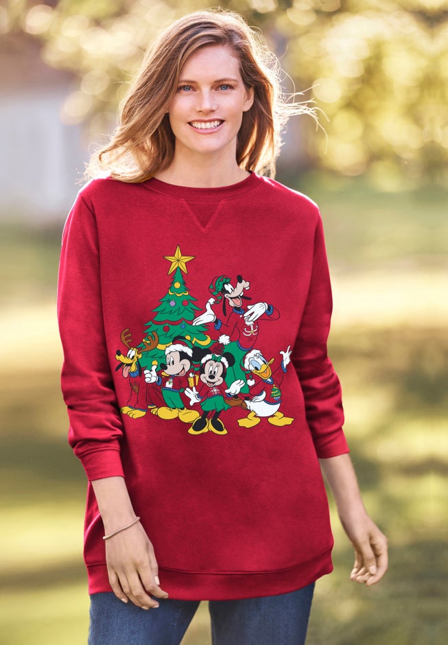 Disney Mickey Group Christmas Sweatshirt image number 0