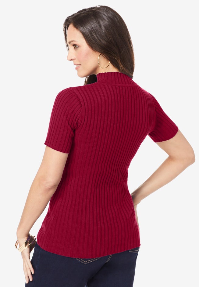 Rib Mockneck Sweater image number 1