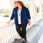 Suprema&reg; 3/4-Sleeve Cardigan image number null