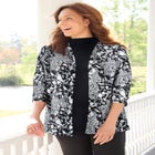 Suprema® 3/4-Sleeve Cardigan image number null