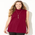 Suprema&reg; Sleeveless Turtleneck image number null