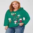 Peanuts Group Christmas Tree Hooded Sweatshirt image number null