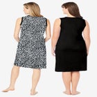 2-Pack Sleeveless Sleepshirt image number null