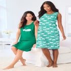 2-Pack Sleeveless Sleepshirt image number null
