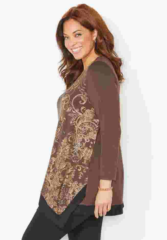 Layered Asymmetrical Tunic image number 2