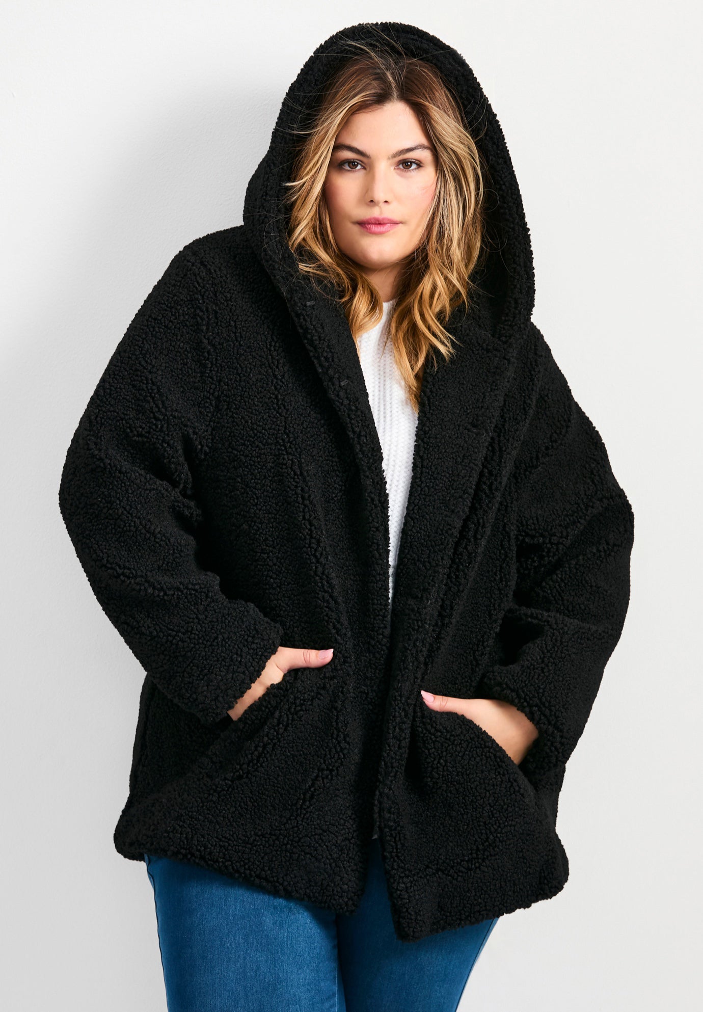 Teddy Hooded Jacket image number 0