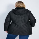 Triple Chevron Hooded Puffer Jacket image number 1