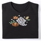 V-Neck Graphic Top image number 1