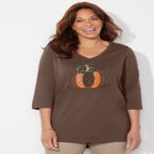 V-Neck Graphic Top image number null