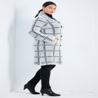Gigi Check Sweater Coat image number null
