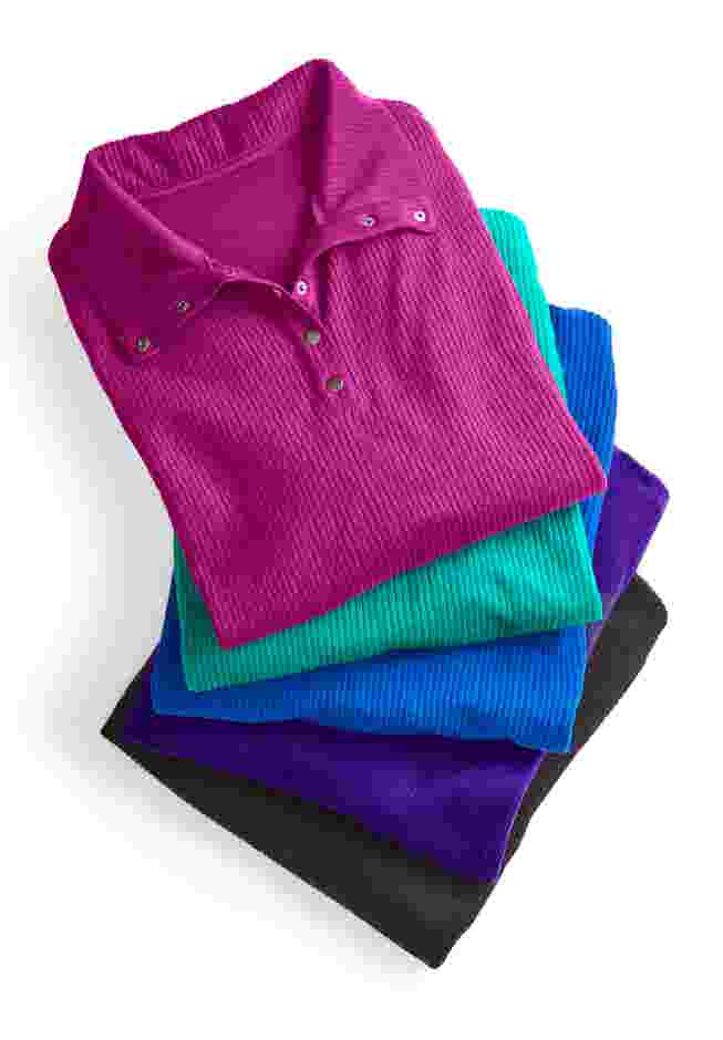 Brushed Rib Cozy Top image number 3