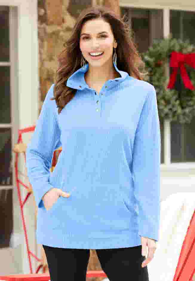 Brushed Rib Cozy Top image number 0