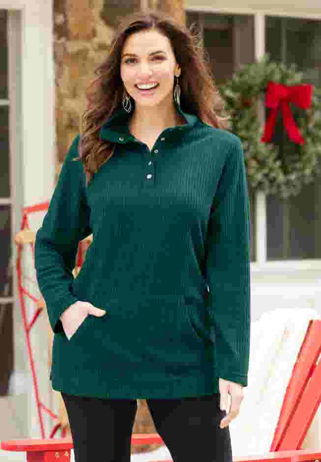 Brushed Rib Cozy Top image number 0