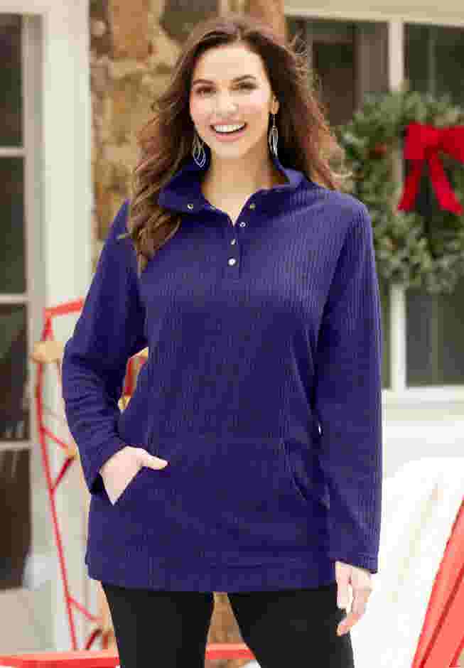 Brushed Rib Cozy Top image number 0