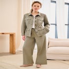 Drapey Wide Leg Pant image number null