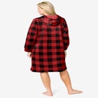 Short Hooded Sweatshirt Robe image number 1