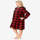 Short Hooded Sweatshirt Robe image number 2