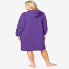 Short Hooded Sweatshirt Robe image number null
