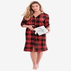 Short Hooded Sweatshirt Robe image number 0