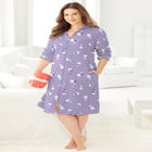 Short Hooded Sweatshirt Robe image number 4