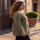 Phoebe Smocked Peasant Blouse image number null