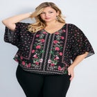 Love Story Overlay Blouse image number 0